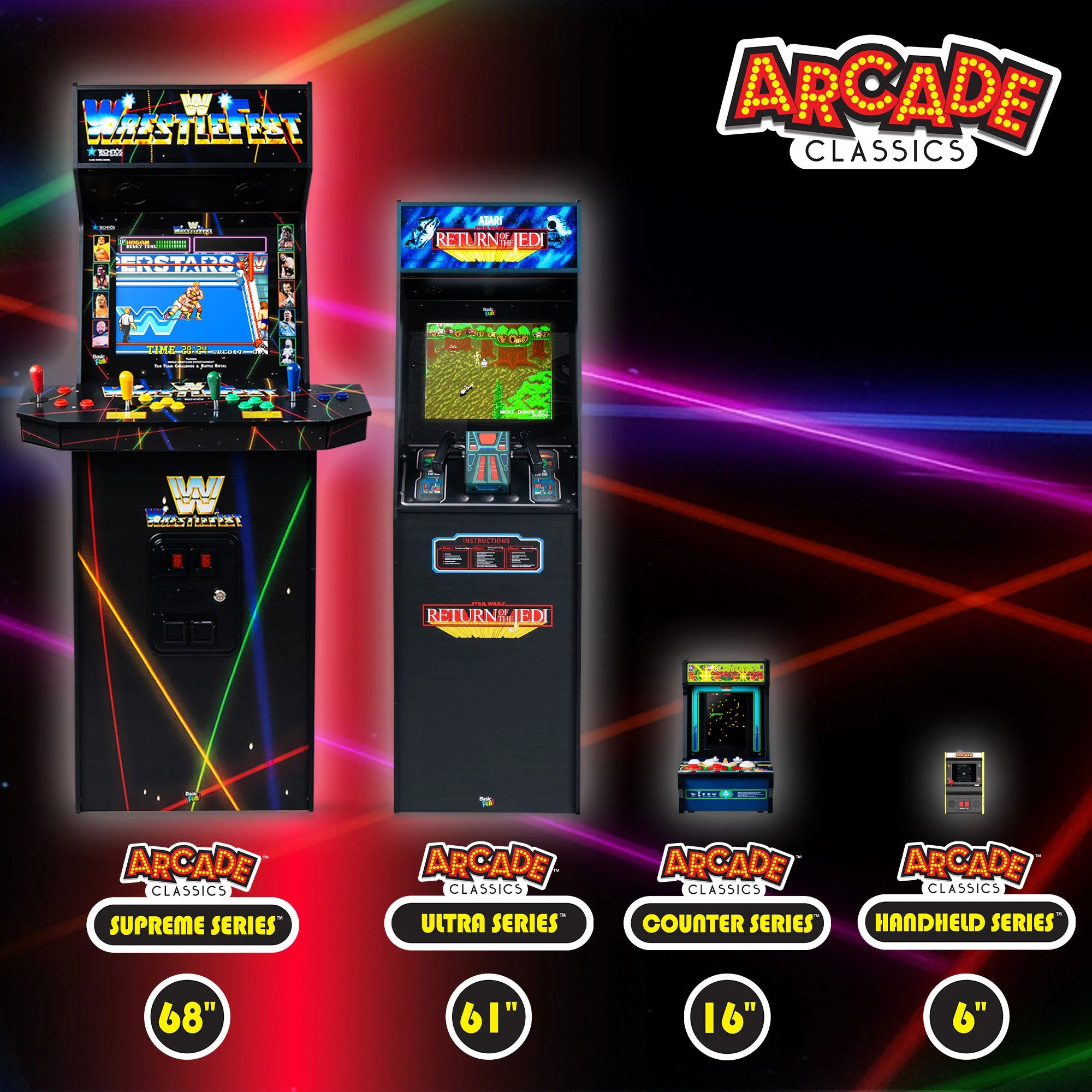 Atari Tempest Counter Series Arcade Game with 8 Inch Screen - Image 10