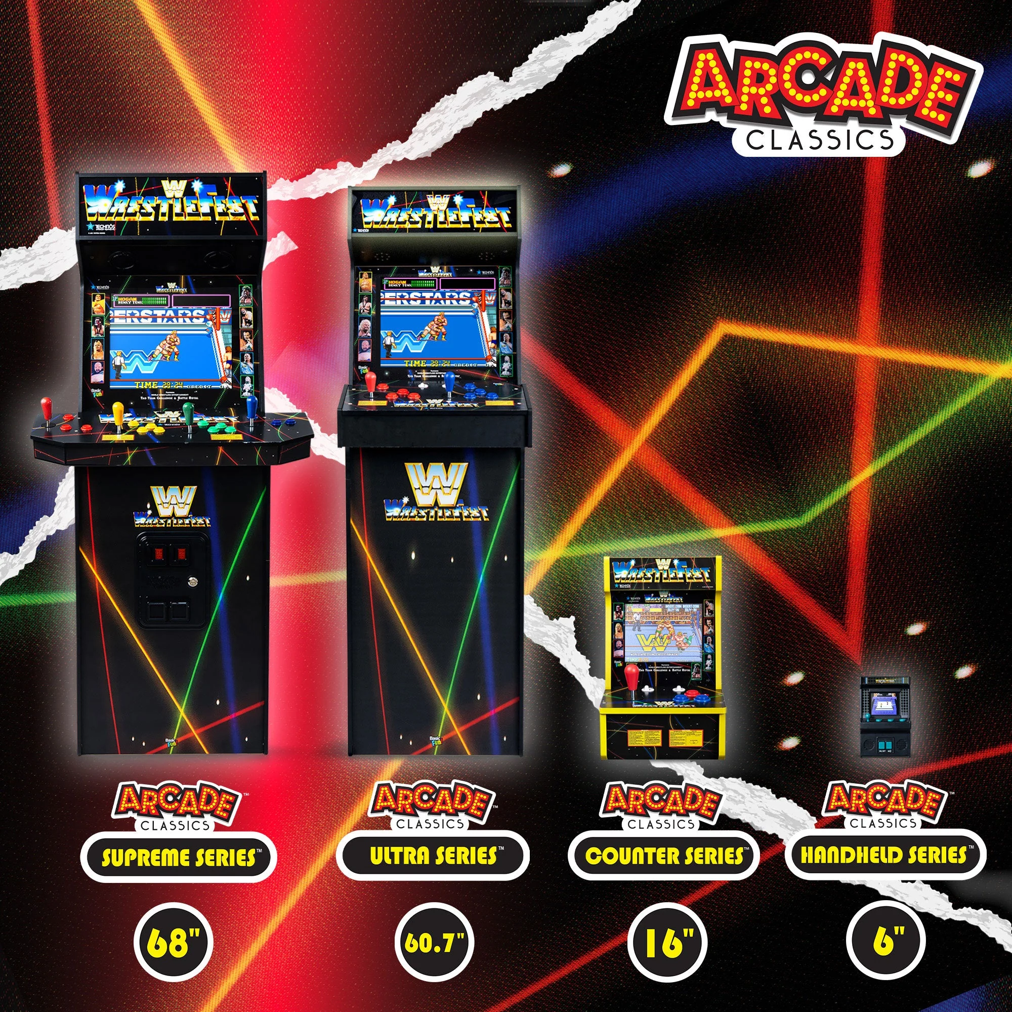 WWE Wrestlefest Ultra Series Arcade Machine - Image 11