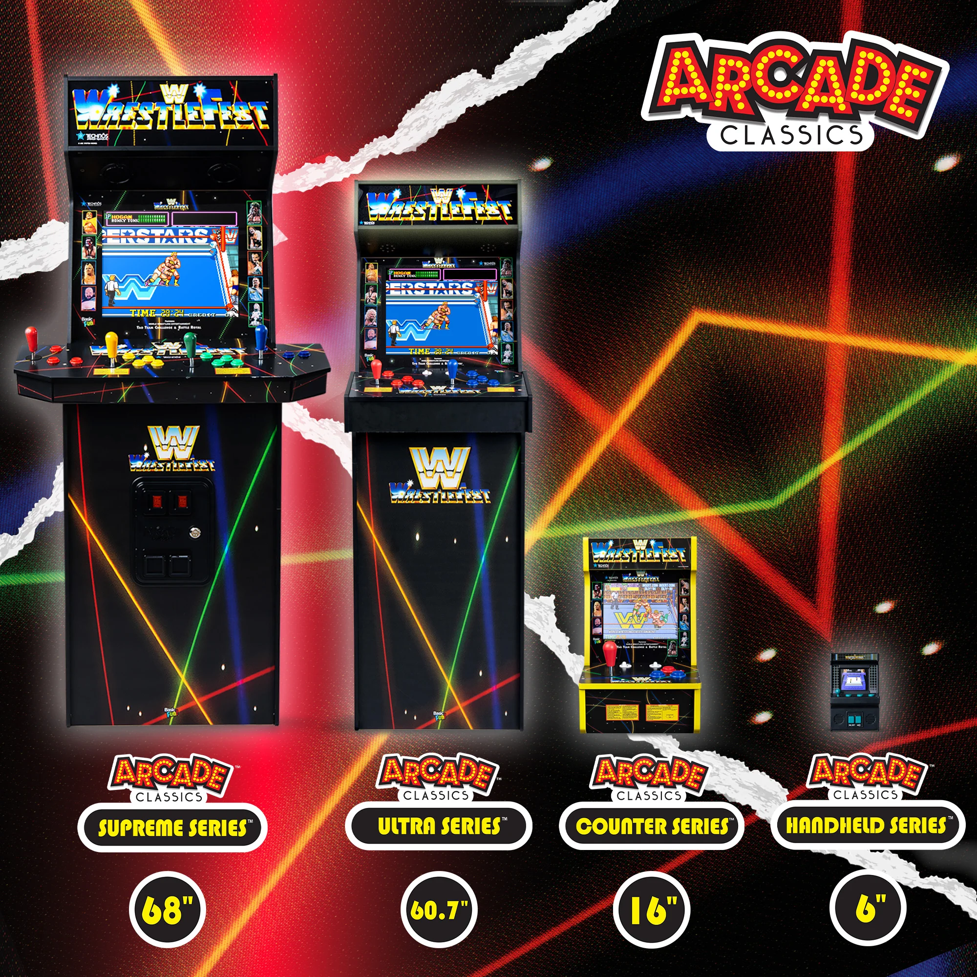 WWE Wrestlefest Supreme Series Arcade Machine - Image 10